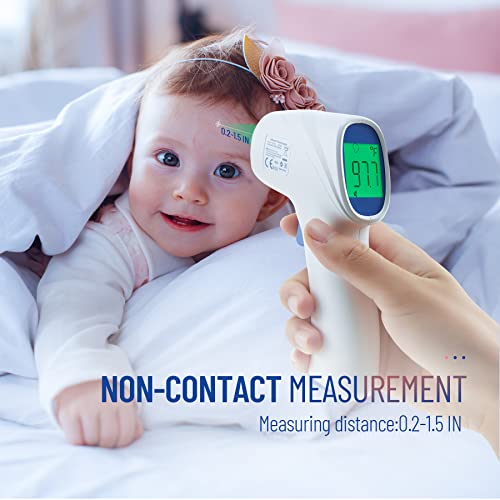 Forehead Thermometer for Adults and Kids (White)