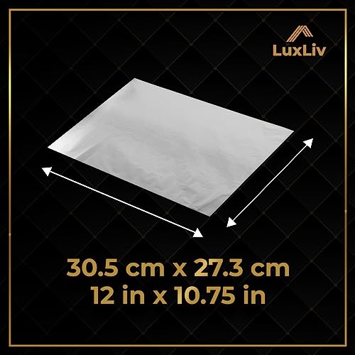 Pre Cut Aluminum Foil Sheets 200 Count