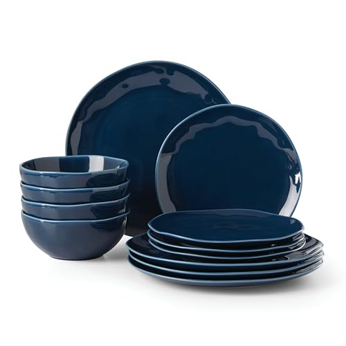 Blue Bay Colors 12Pc Set (12-Piece Dinnerware Set / Blue)