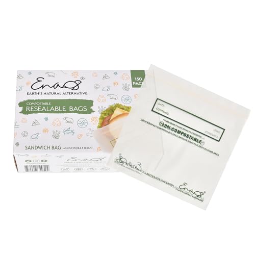 100% Compostable Food Storage Bags (150 Count)