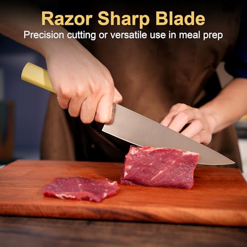 8 Inch Chef Knife (8" / Pale Yellow)