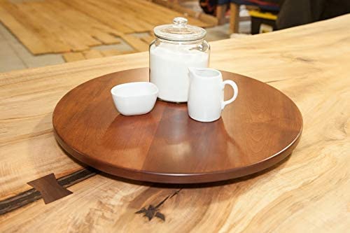 Wooden Lazy Susan Turntable (22")