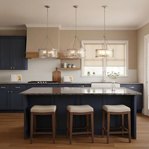 Fortress Pendant Lighting (Mottled Silver)