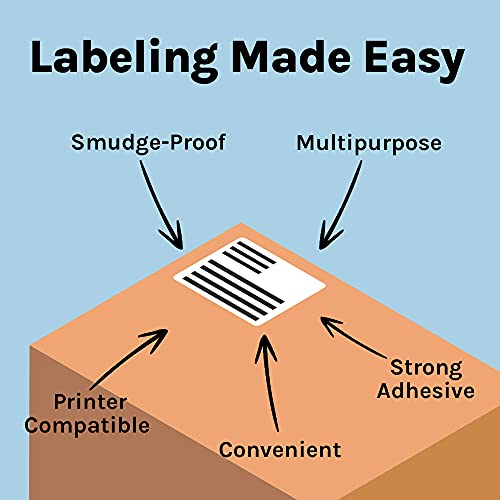 White Sticker FBA Labels (6000 Count)