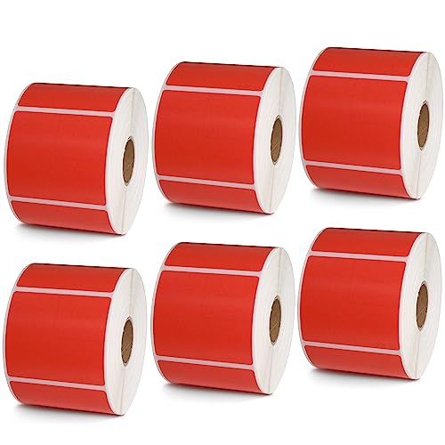 2.25" x 2" 57 mm x 51 mm (2.25 in x 2 in / Red)