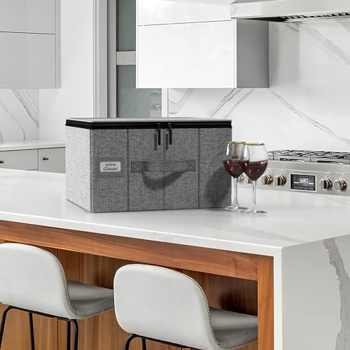 Wine Glass Storage (Gray / 1 Piece Wine Glass Storage)