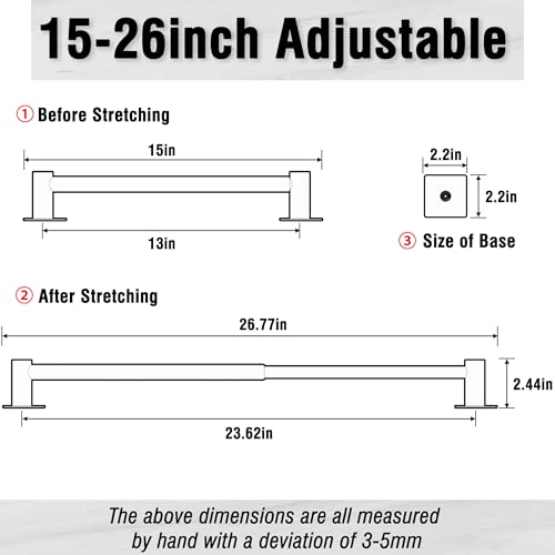 Towel Bar Self (Brushed Nickel / Self-Adhesive)