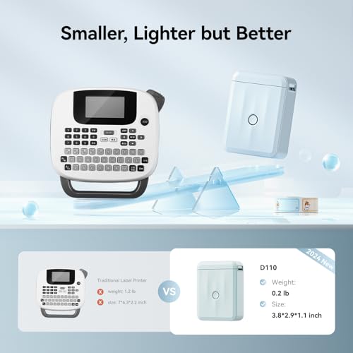 D110 Label Maker Machine with Tape