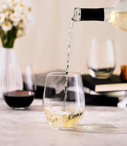 Stemless Wine Glasses Set of 2 (Set of 2-18oz)