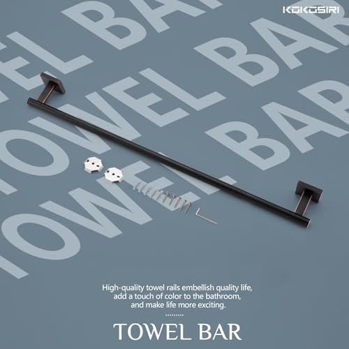 Bathroom Towel Bar 36'' Towel Holder for Bath Kitchen Wall Mount Towel Rails 36 Inch Oil Rubbed Bronze Stainless Steel B4005ORB (Oil Rubbed Bronze / 36-Inch)