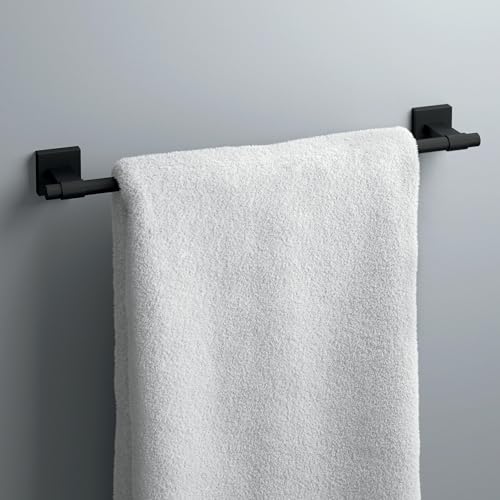 Towel Rack 18 Inch Matte Black Towel Bar for Bathroom (18 inch / Matte Black)