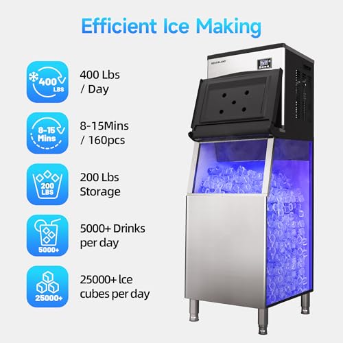 Commercial Ice Maker (360lbs/24h)