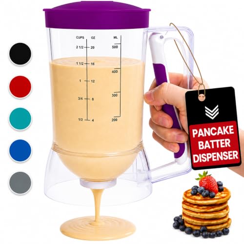 Batter Dispenser Mess (Purple Regal / 4 Cup Capacity)