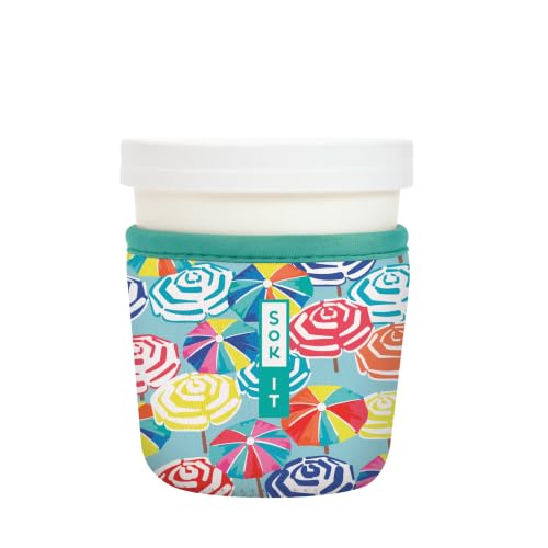 IceCreamSok Insulated Neoprene Cover (Sicilian Sunsets / Fits Tapered Pints)