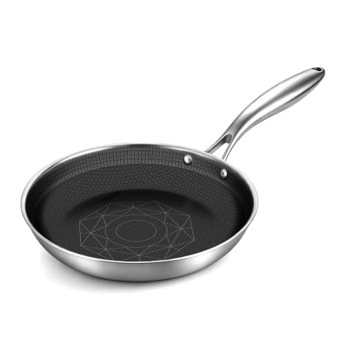 10 Inch Stainless Steel Pan (Silver / 10 Inch)