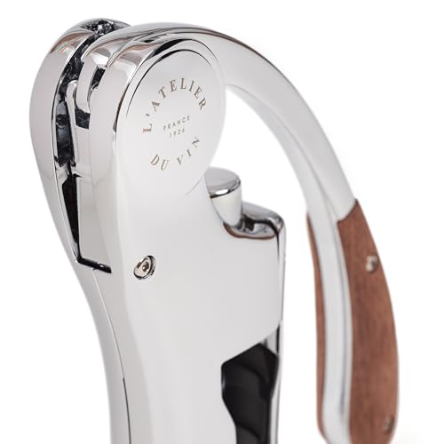 Oeno Motion Silver & Wood Lever Corkscrew (Oeno Motion Wood and Chrome)