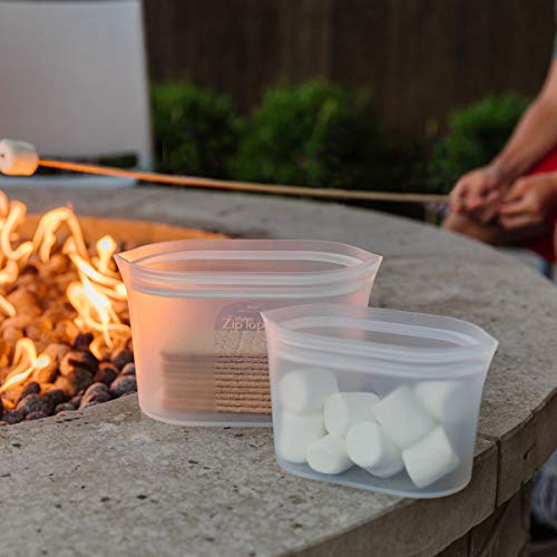 Reusable Food Storage Bags (Peach / 3 Dish Set)
