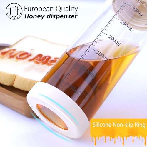 Honey Dispenser No Drip with Scale (honey-1pack)
