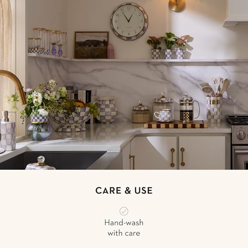 Coffee French Press (Violet Check)