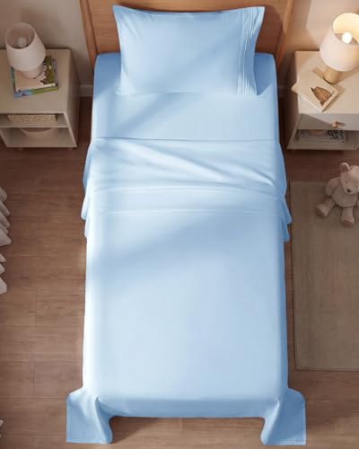 Twin Size 3 Piece Sheet Set (21 - Baby Blue / Twin)