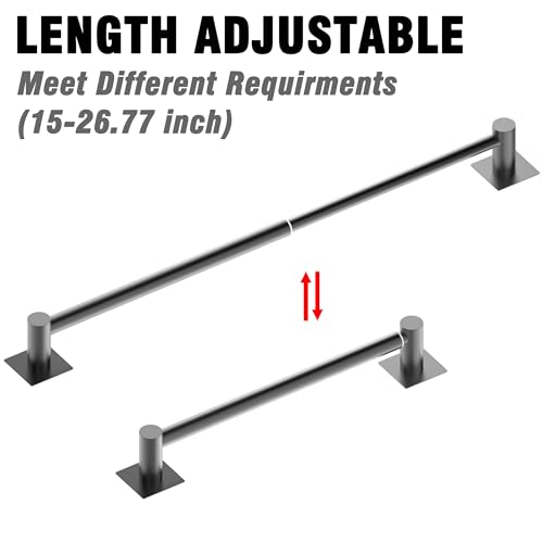Towel Bar Self (Matte Black / Self-Adhesive)