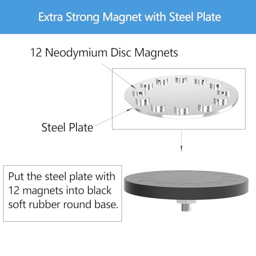 Super Strong Garage Magnetic Hooks Heavy Duty (Large L/Middle L)