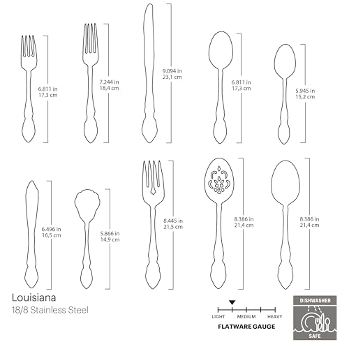 Louisiana 45 Piece 18 (45-Piece Flatware Set (Service for 8))
