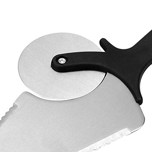 Pizza Cutter Professional Sharp funny Classic Cutters Multifunctional Stainless Steel Pastry Pizza Wheel Cutter Shovel Spatula Tool