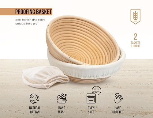 Banneton Bread Proofing Baskets (2 Count)