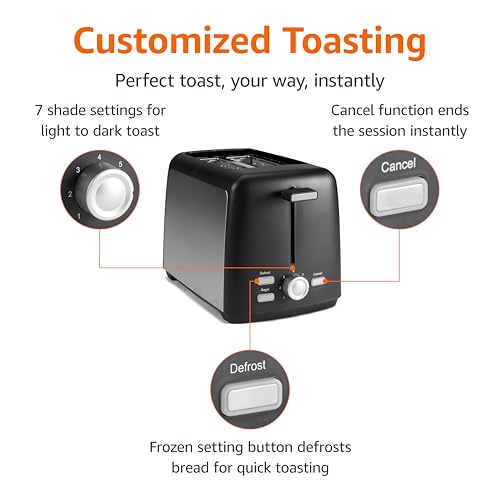 2 Slice Toaster (2 Slice / Matte Black Front)