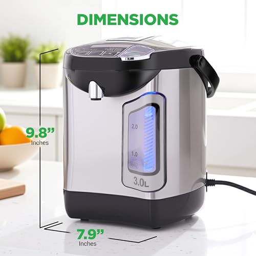 Electric Water Boiler and Warmer (3.2 Quarts)