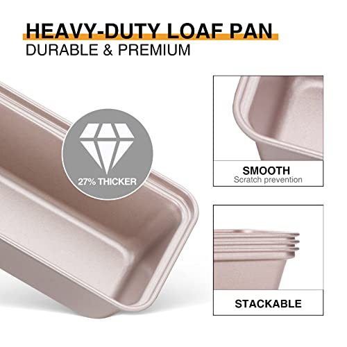 Mini Loaf Pans for Baking (3 Count)