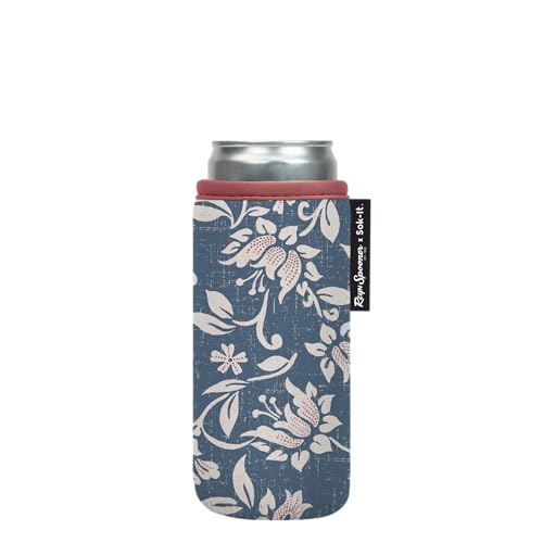 CanSok Sleeve for Beer & Soda Insulated Neoprene Cover (Reyn Spooner Kia Orana / 12oz Slim Can Sleeve)