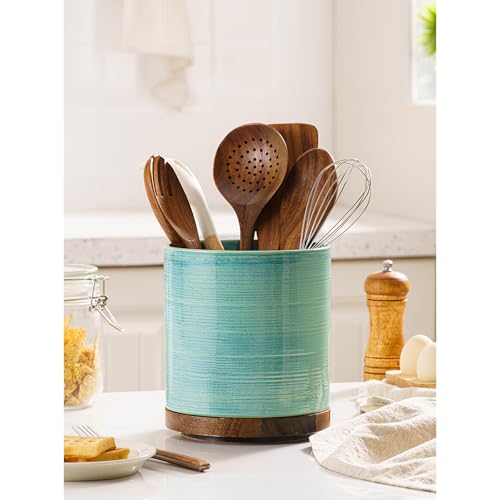 Utensil Holder (Turquoise)