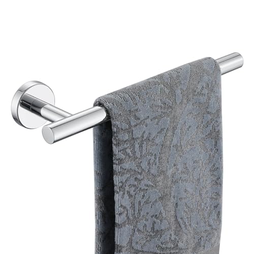 Hand Towel Holder Towel Ring Chrome (9 Inch / Polished Steel)
