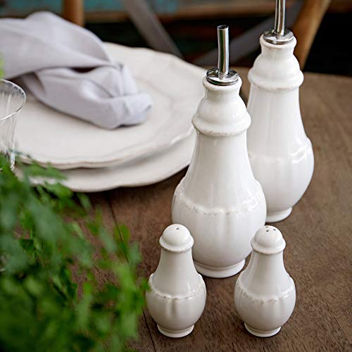 Ceramic Stoneware 11 oz. Cruet (Impressions White / 11 oz. Cruet)