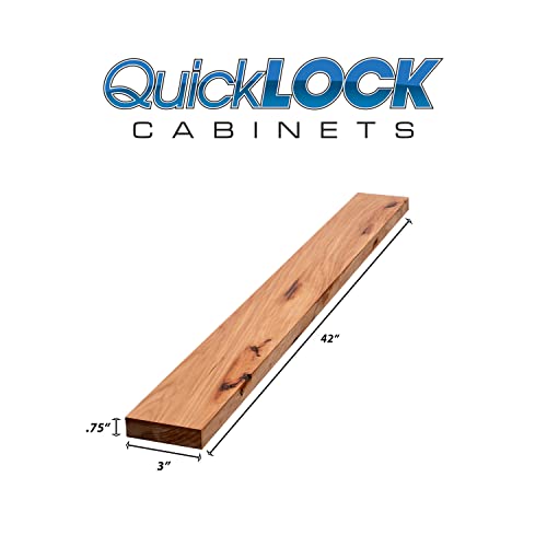 Quicklock RTA (.75"D x 3"W x 42"H Filler / Rustic Hickory)