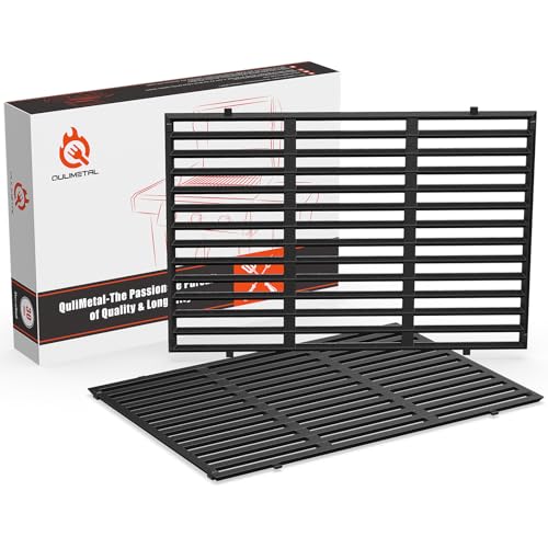 18.75 Inch Cast Iron Grill Grates for Weber Genesis II 300 Series (18.75" Weber Genesis II 300)