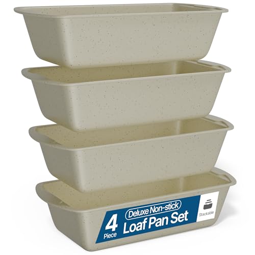 Nonstick Loaf Pan Set Pack of 4 (4 Count)