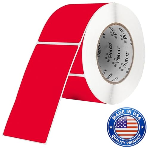 Red Labels 3x5 Inch 500 Stickers