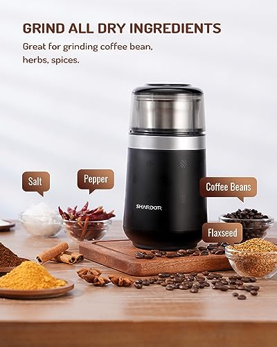 Super Silent Coffee Grinder (Gray / 1 Bowl)