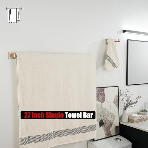 Champagne Bronze Bath Towel Bar (29.41 Inch / Champagne Bronze)