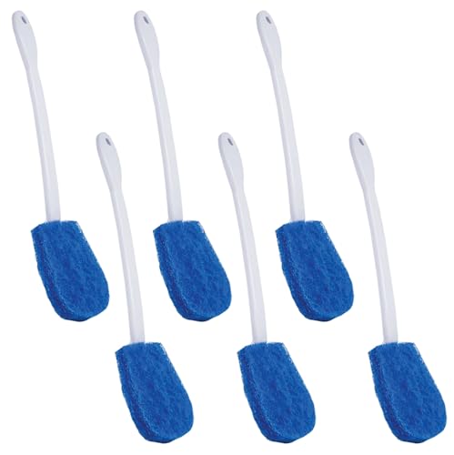 Bath & Toilet Bowl Scrubber Brush w (Bath & Toilet Scrubber Brush / 6 Pack)