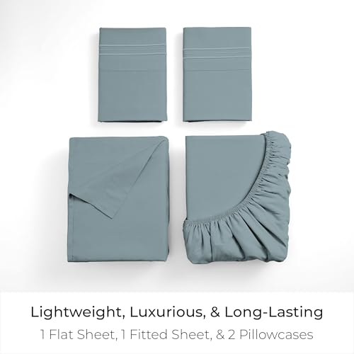 Iconic 4 Piece (1583 Spa Blue / California King)