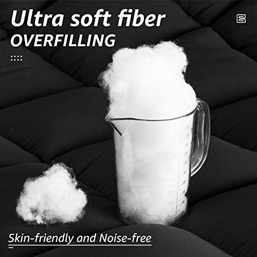 All Season Twin Size Bed Comforter (Dark Grey / Twin（64*88）)