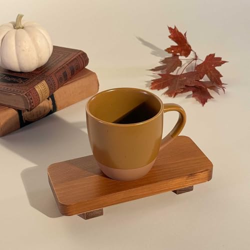 Ceramic Artisan Matte Large Latte Mug Set of 4 (Marina Colors)