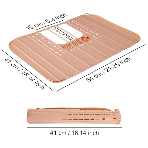 Sink Foldable Cover for Counter Space (Pink)