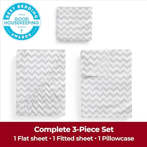 Iconic 3 Piece (5364 Chevron Gray / Twin XL)