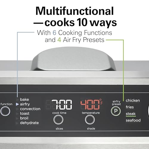 Digital Air Fryer Toaster Oven Combo