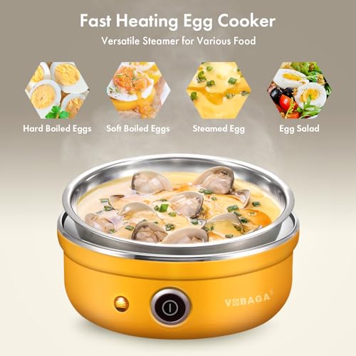 Electric Egg Cooker (Yellow)